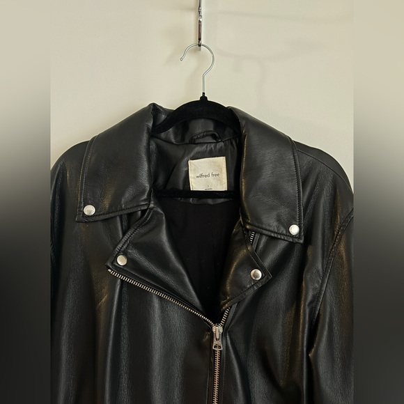 aritzia wilfred free lightning leather jacket - Picture 4 of 7